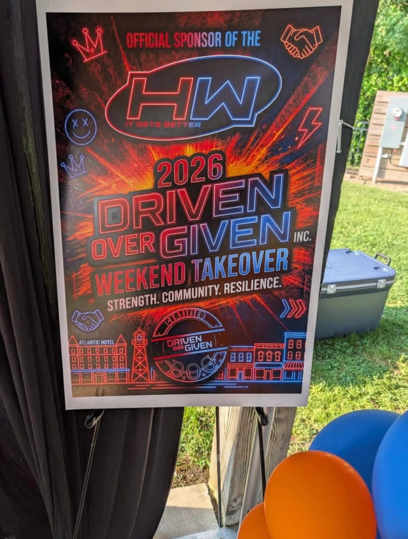Official sponsor recognition for the 2026 Driven Over Given Inc. Weekend Takeover